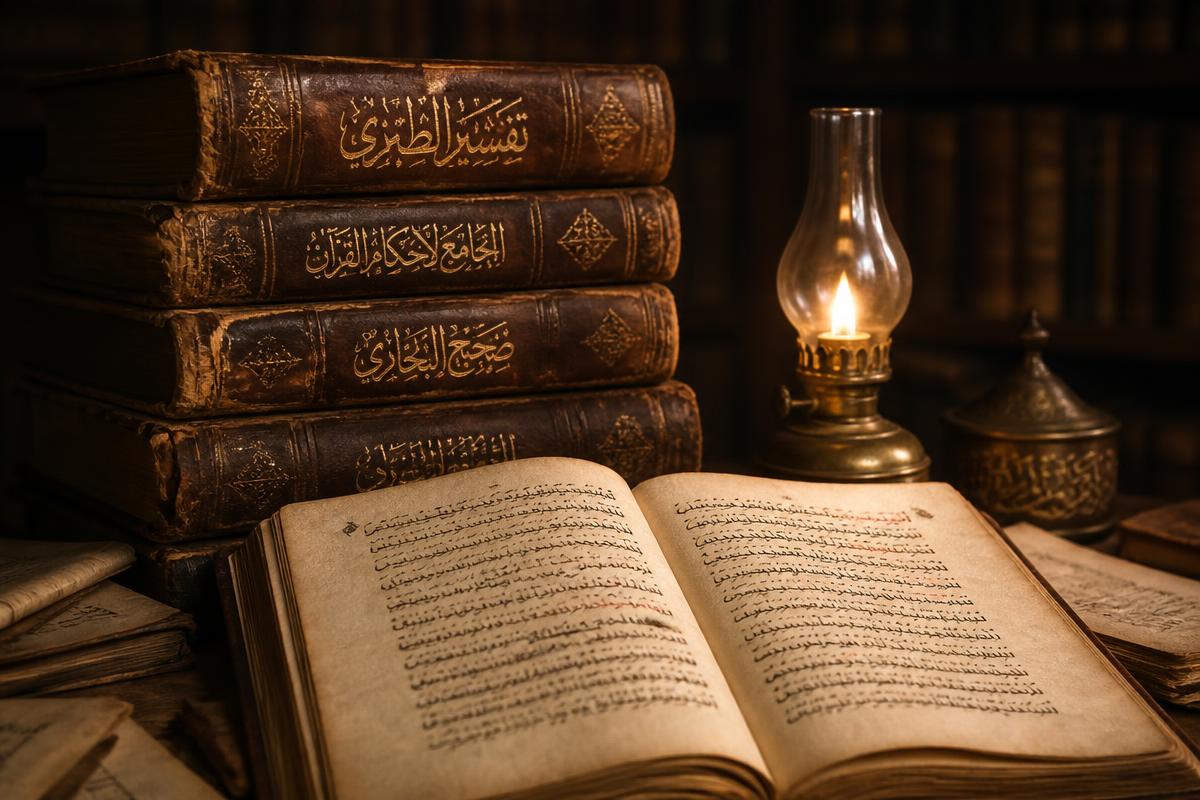 Historical Sahih Bukhari manuscript (Public Domain)